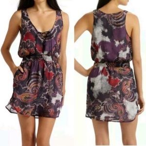 Free People Falling for Georgette Tank Dress with Pockets